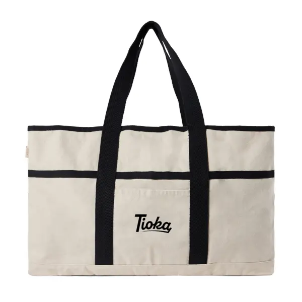 Borsa spiaggia VINGA Volonne in tela riciclata AWARE™ - Immagine 9