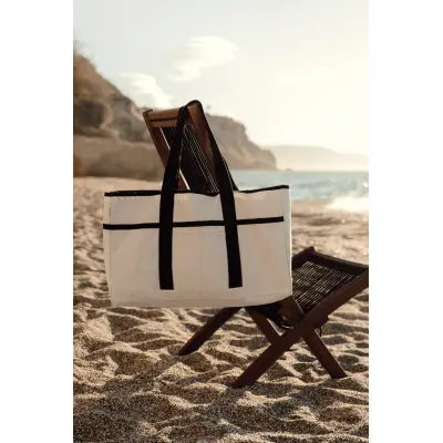 Borsa spiaggia VINGA Volonne in tela riciclata AWARE™ - Immagine 12