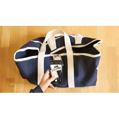 Borsa spiaggia VINGA Volonne in tela riciclata AWARE™ - Immagine 23
