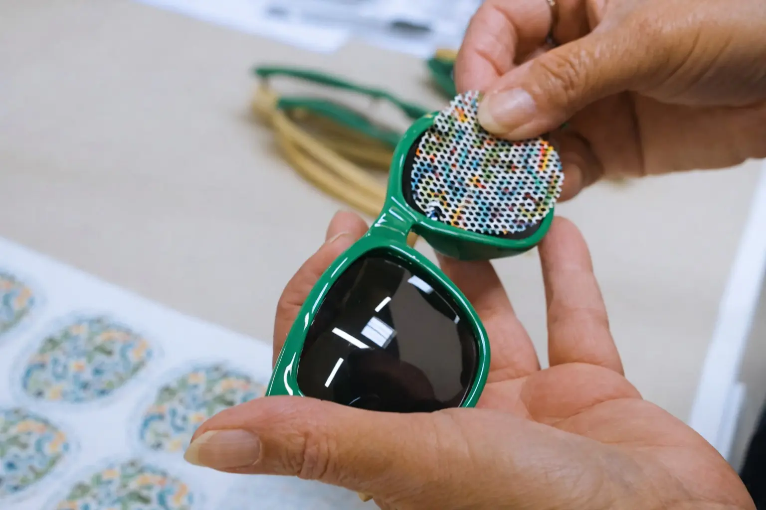 Applicazione della stampa su lente per vision Film