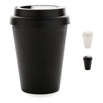 Tazza a doppia parete da caffè riutilizzabile