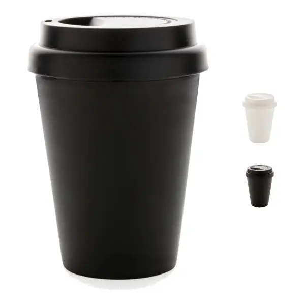 Tazza a doppia parete da caffè riutilizzabile - Immagine 1