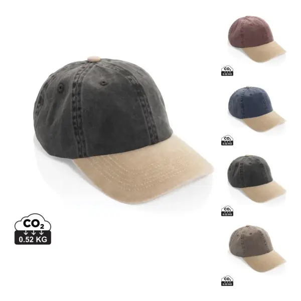 Cappellino BEAU AWARE™ in twill di cotone riciclato 270 gm2 - Immagine 1