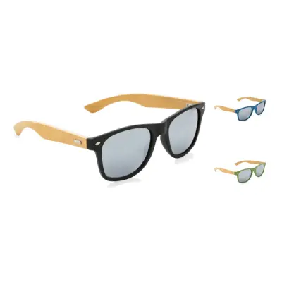 Occhiali da sole in PC riciclato RCS e bamboo - Immagine 1