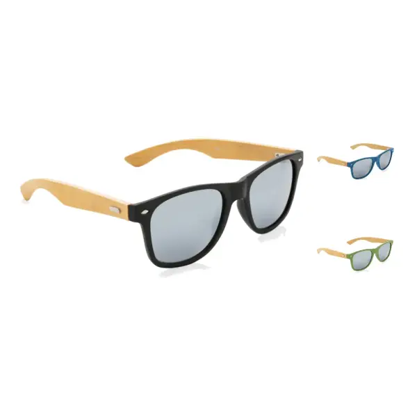 Occhiali da sole in PC riciclato RCS e bamboo - Immagine 1