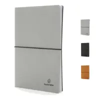 A5 recycled leather notebook