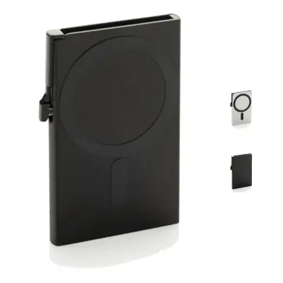 Porta carte magnetico RFID in alluminio per smartphone