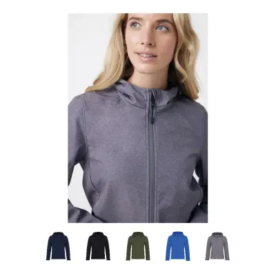 Giacca softshell da donna IQONIQ MAKALU in rPET con stampa - Immagine 1