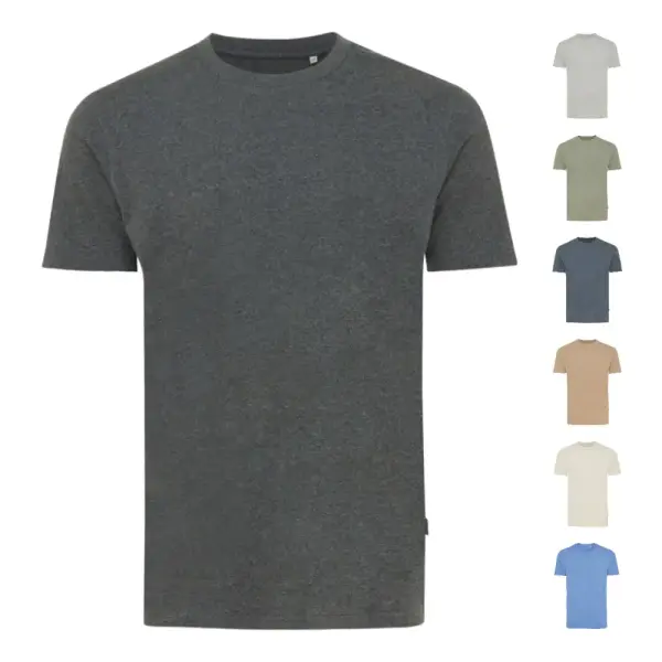 T-shirt unisex IQONIQ Manuel in cotone riciclato non tinto - Immagine 1