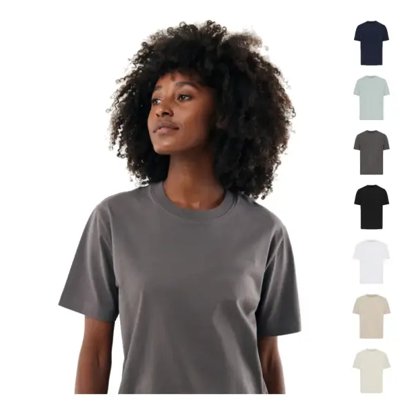 T-shirt pesante Unisex IQONIQ NIKKO in cotone riciclato - Immagine 1